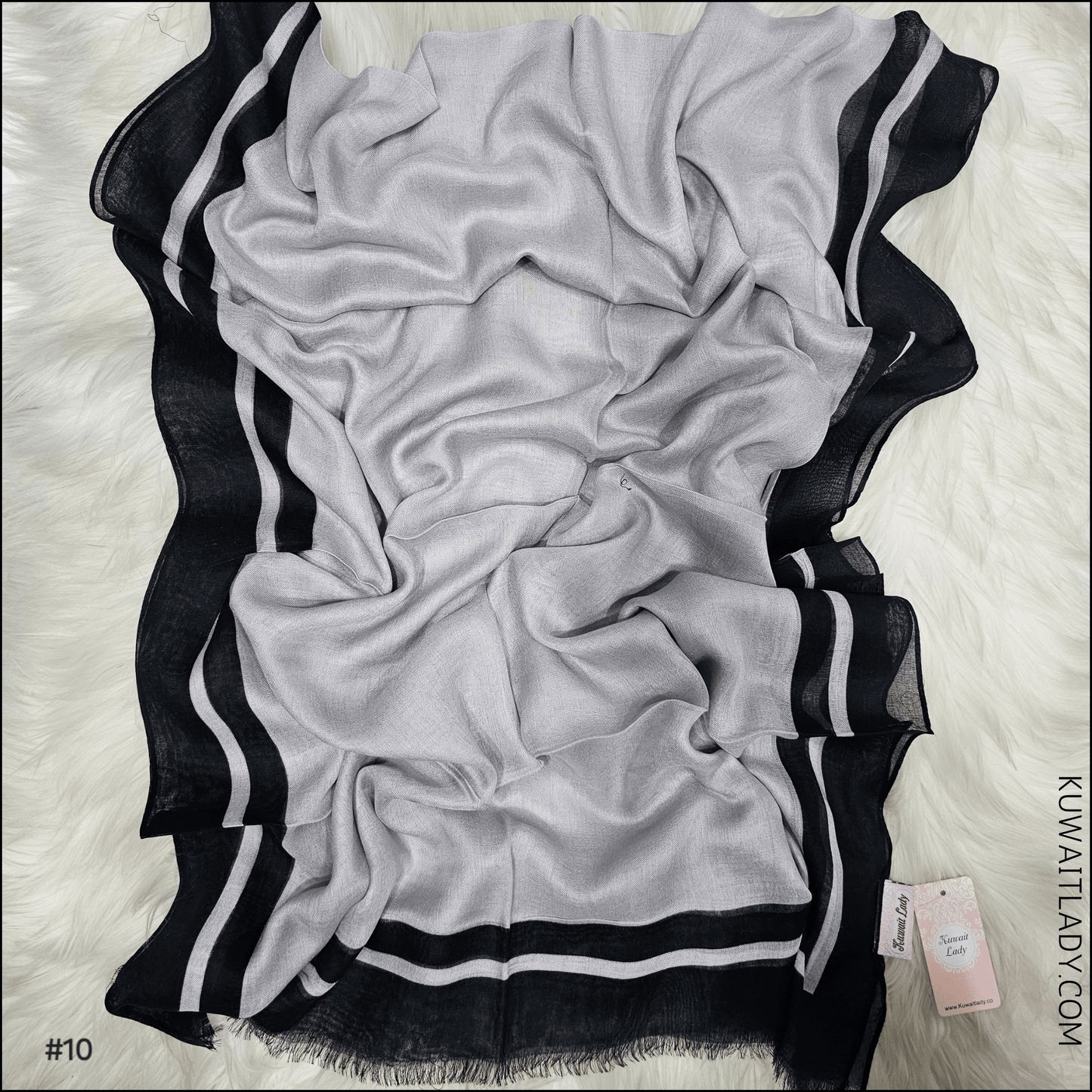 Duo Frame Linen Scarf