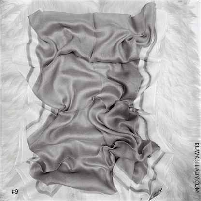 Duo Frame Linen Scarf