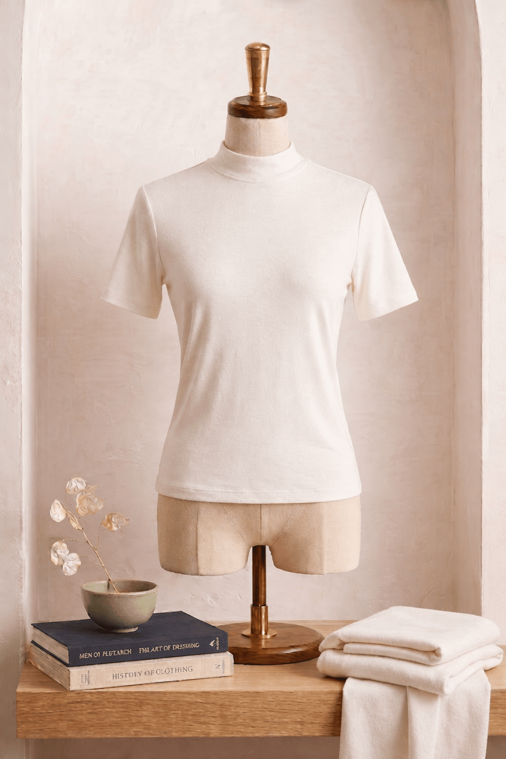 Elegant Cotton T-shirt (Nus-Kum)