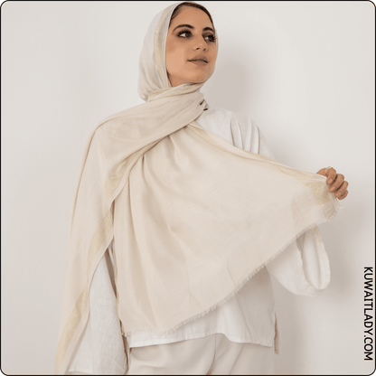 Glittery Linen Scarf