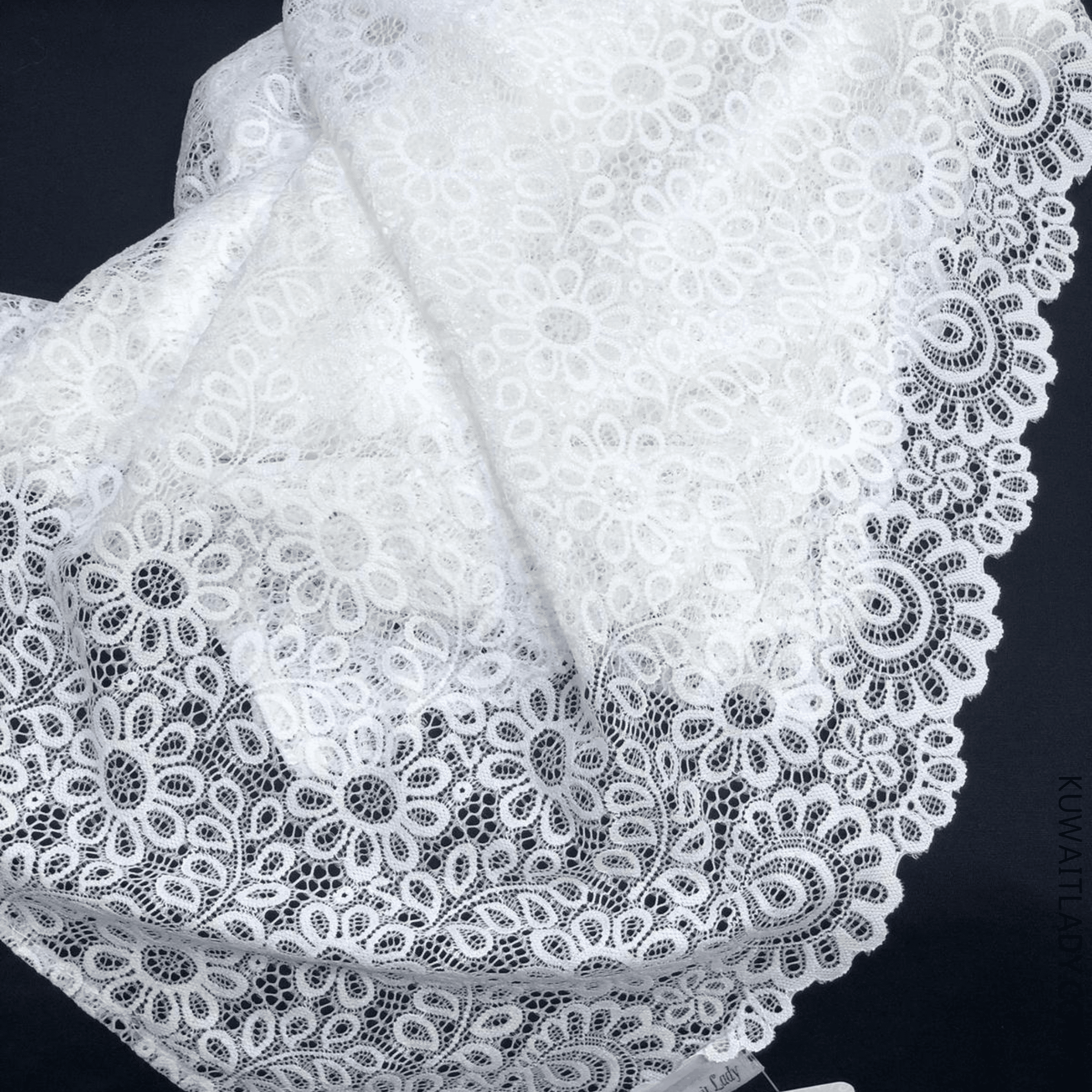 Graceful Lace Symphony Scarf