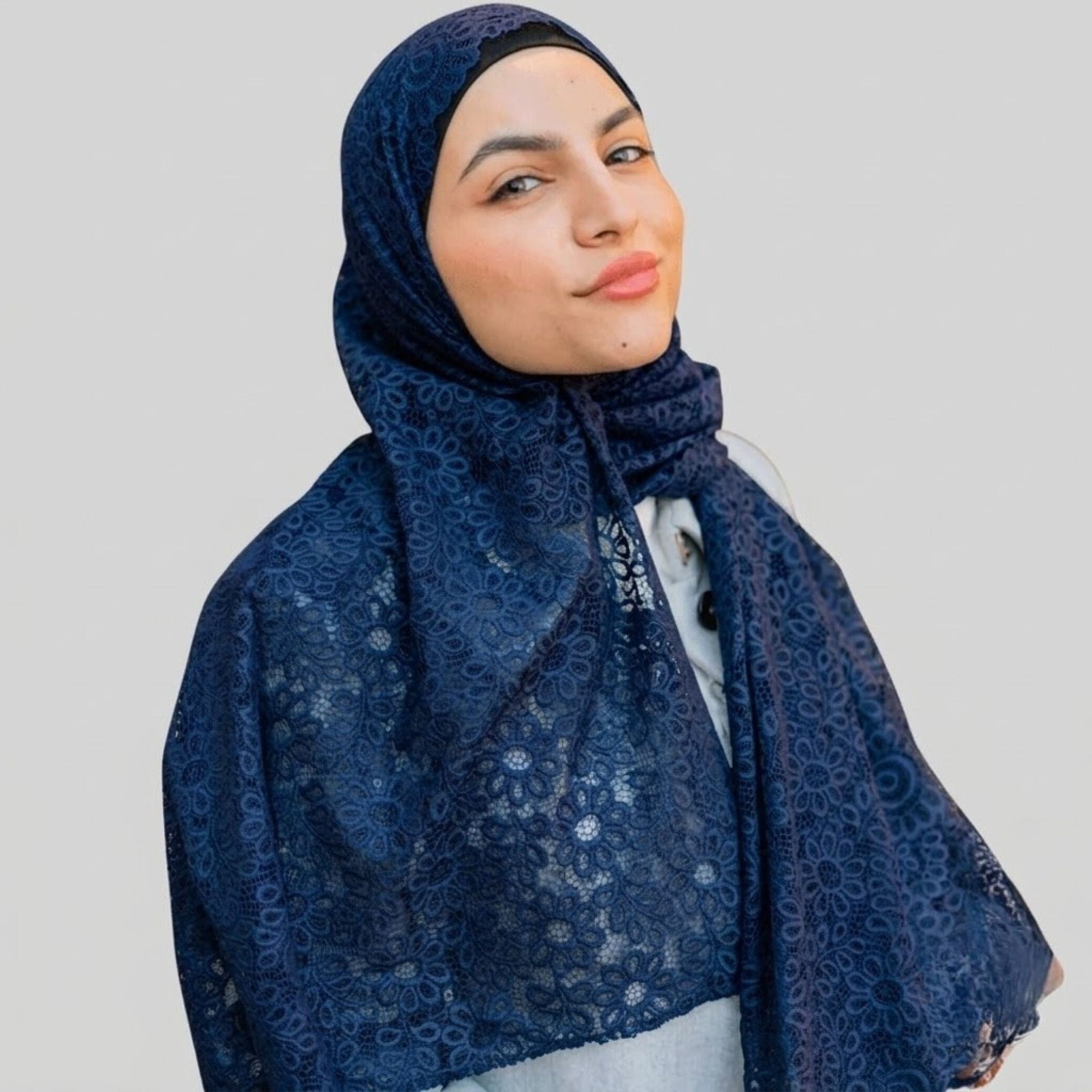 Graceful Lace Symphony Scarf
