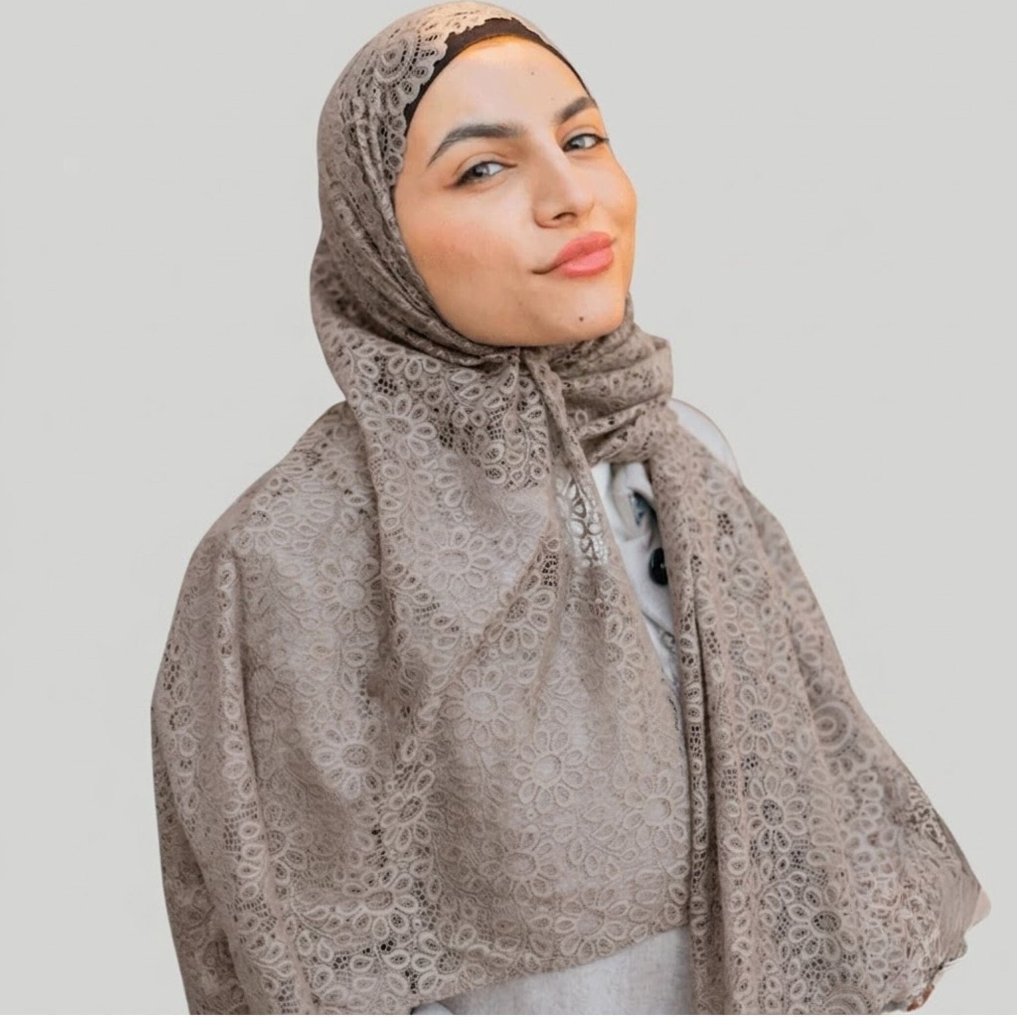 Graceful Lace Symphony Scarf