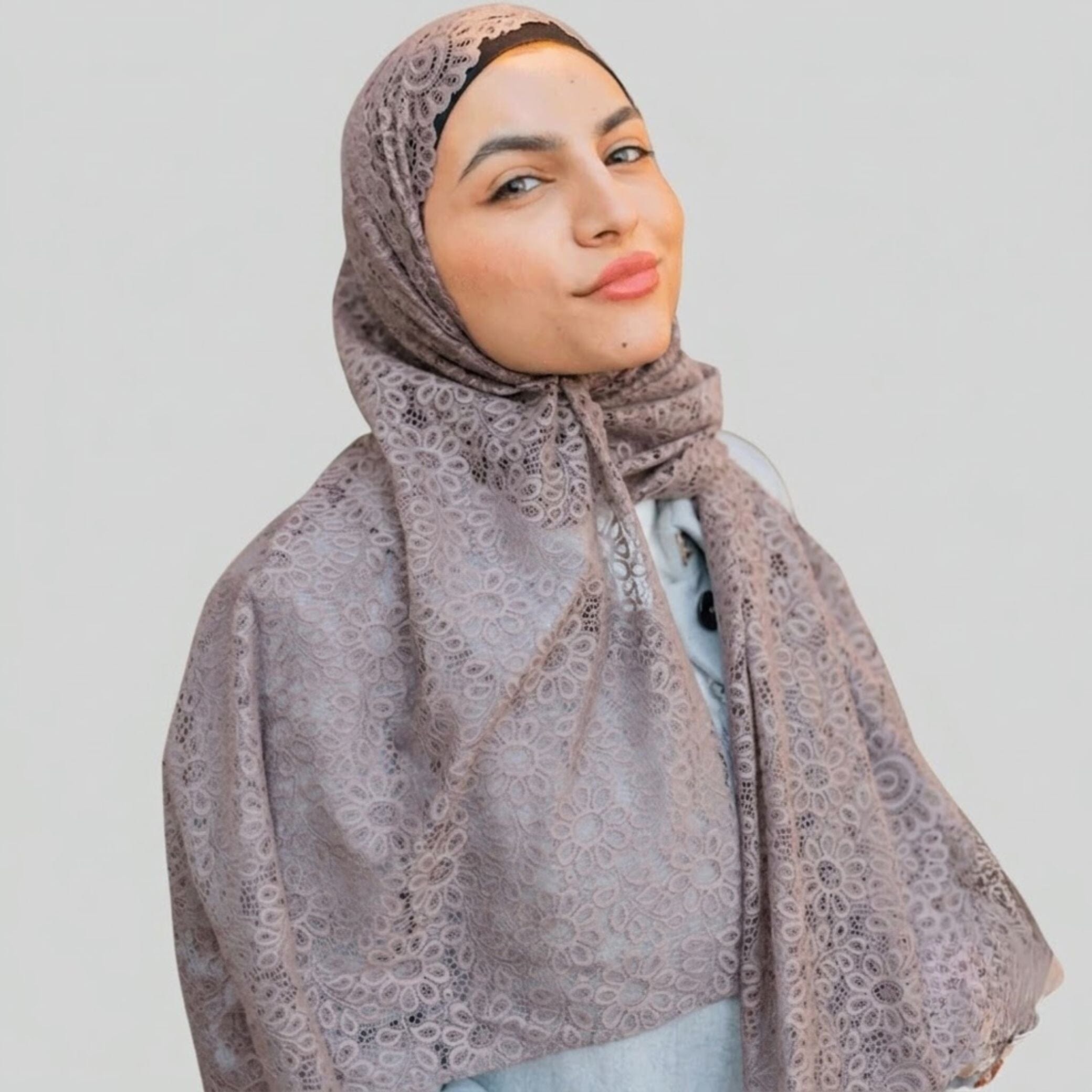 Graceful Lace Symphony Scarf