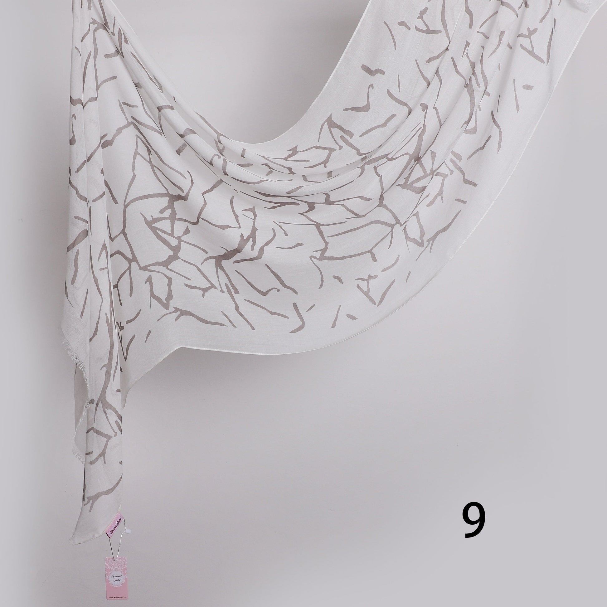 Graphite Linen Scarf