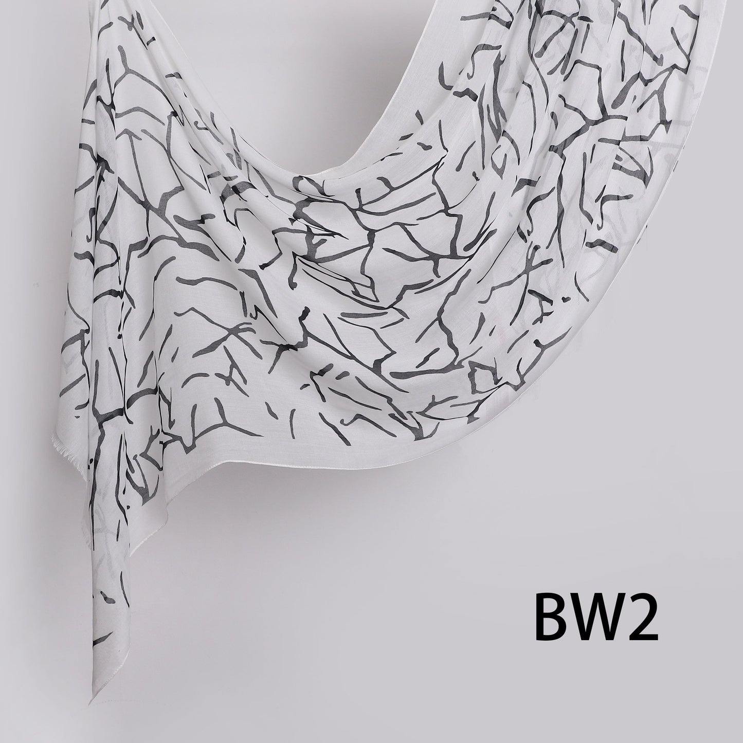 Graphite Linen Scarf