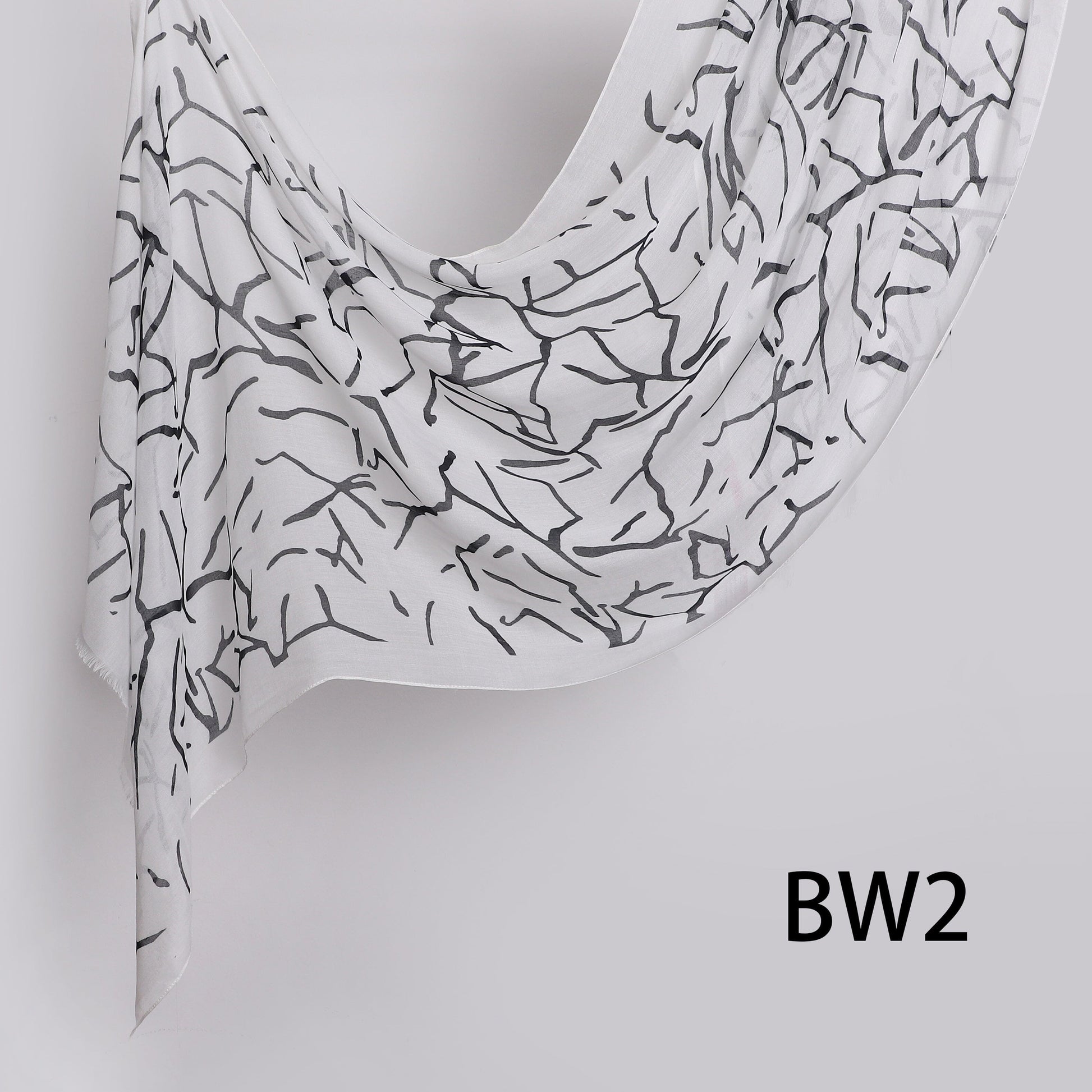 Graphite Linen Scarf