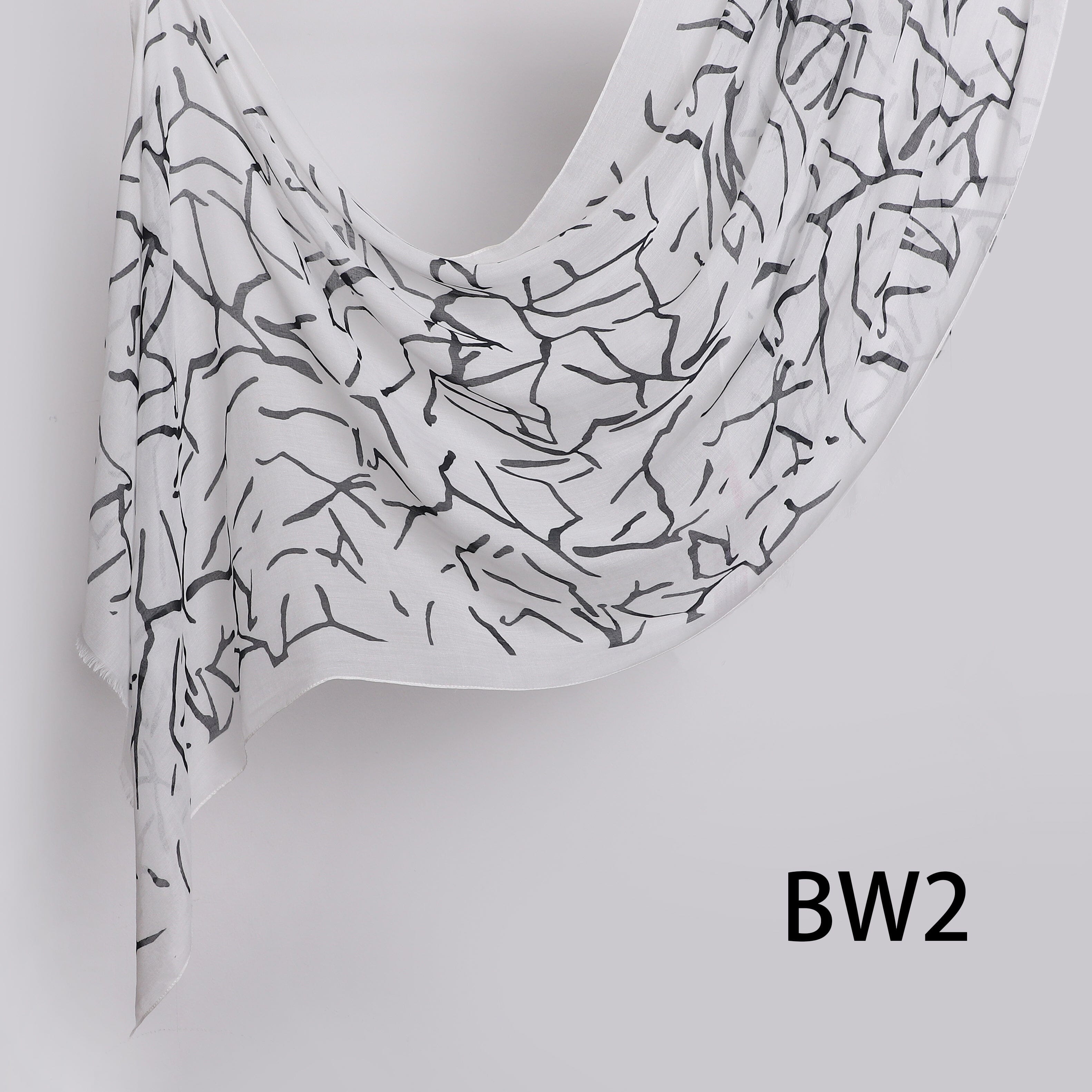 Graphite Linen Scarf