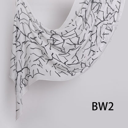 Graphite Linen Scarf