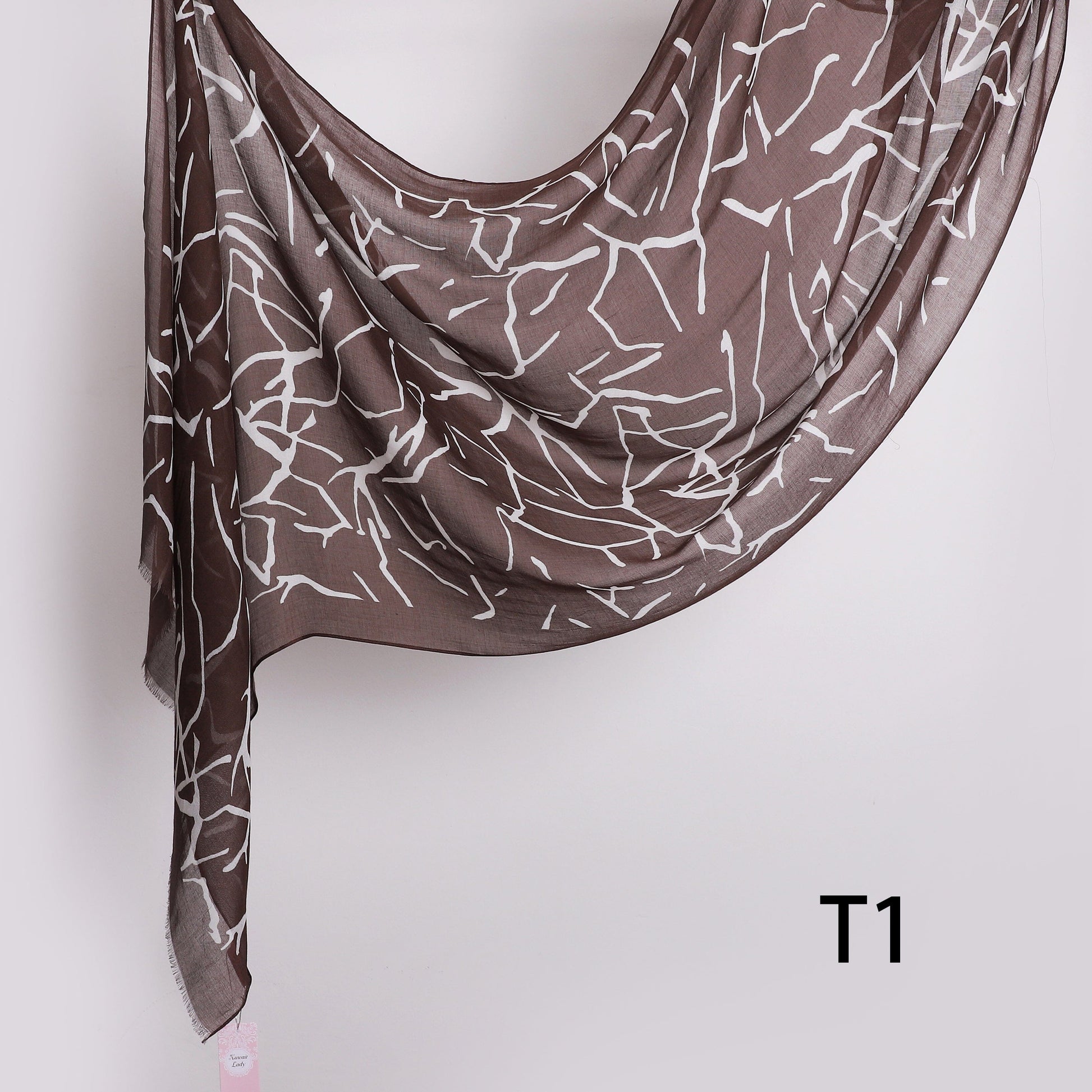 Graphite Linen Scarf