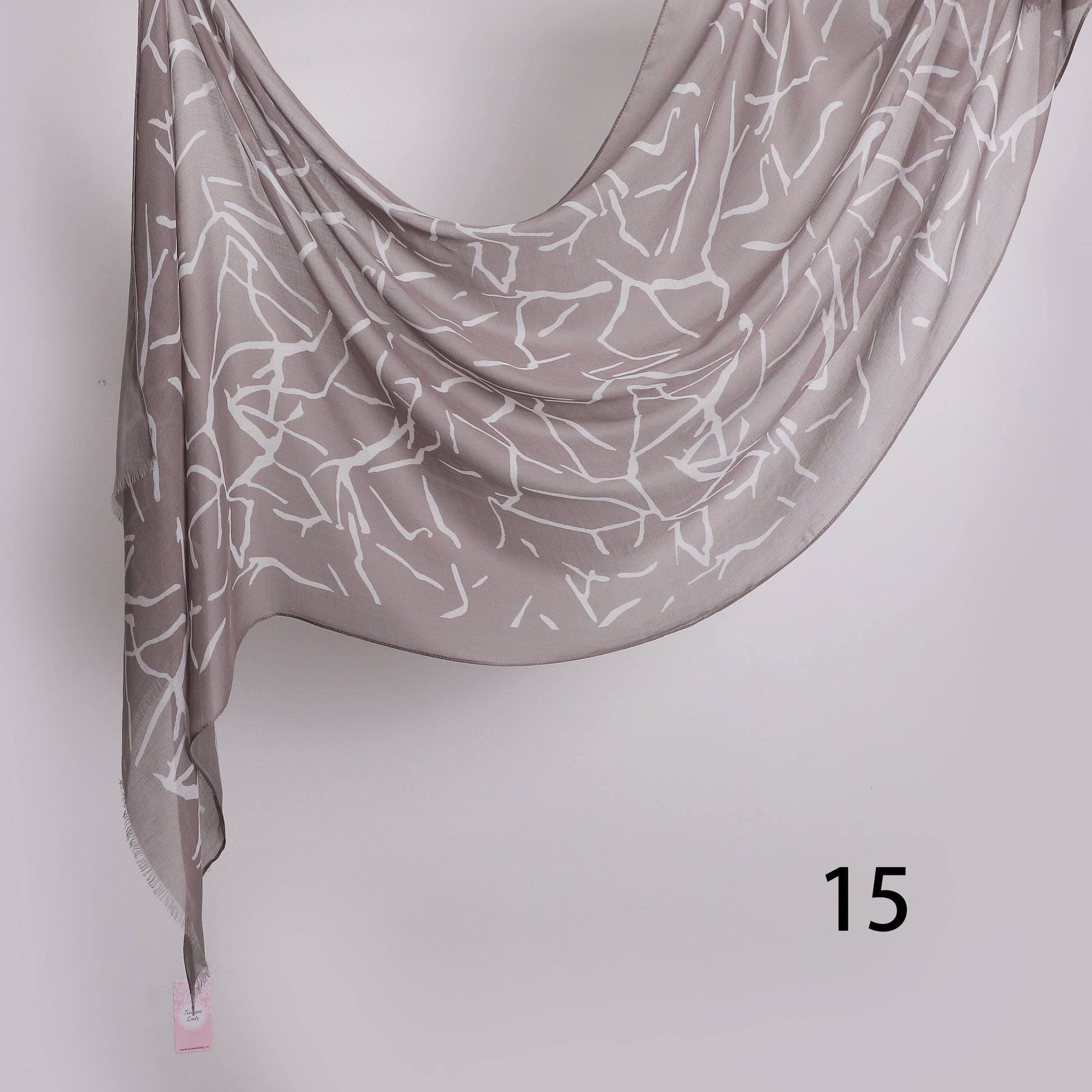 Graphite Linen Scarf