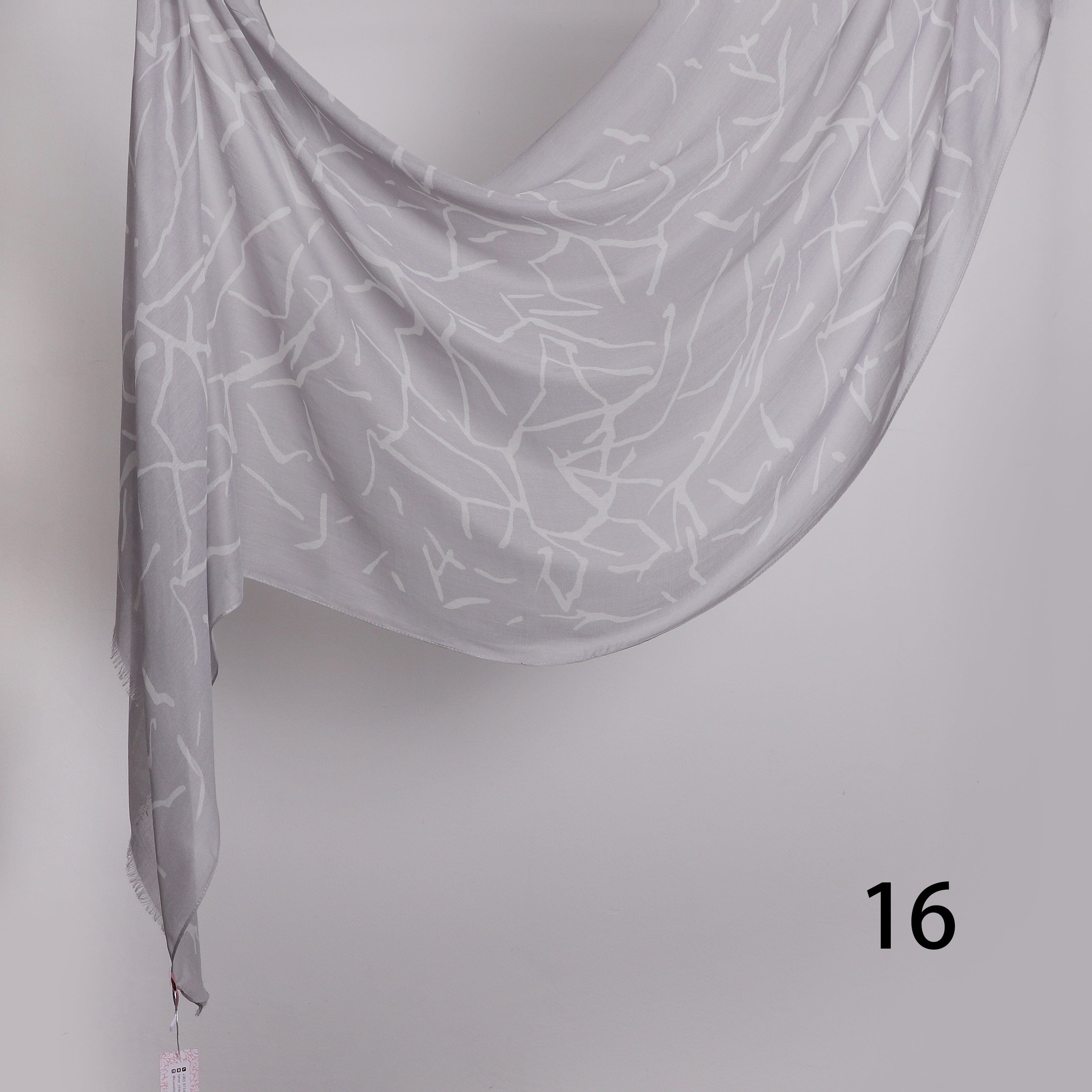 Graphite Linen Scarf