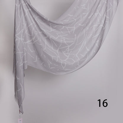 Graphite Linen Scarf