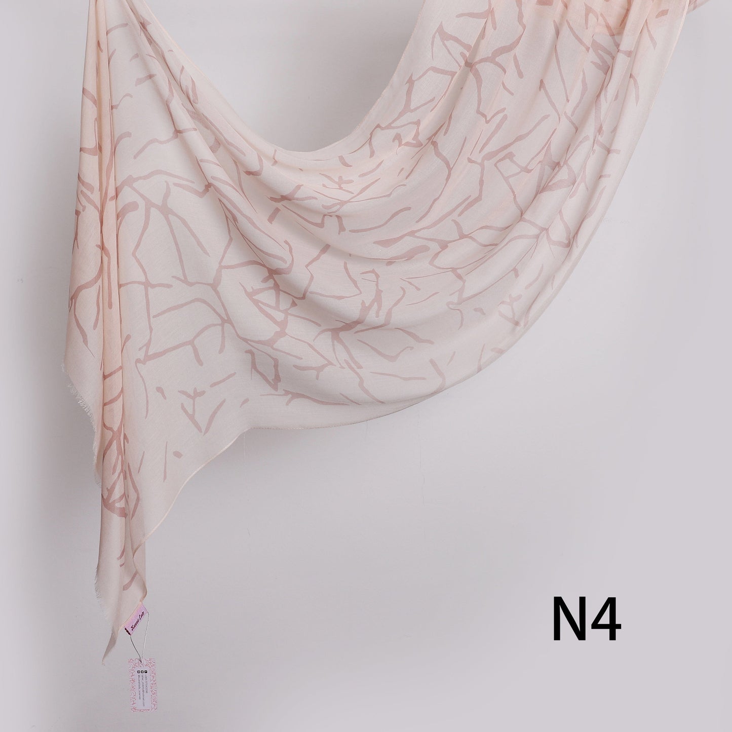 Graphite Linen Scarf