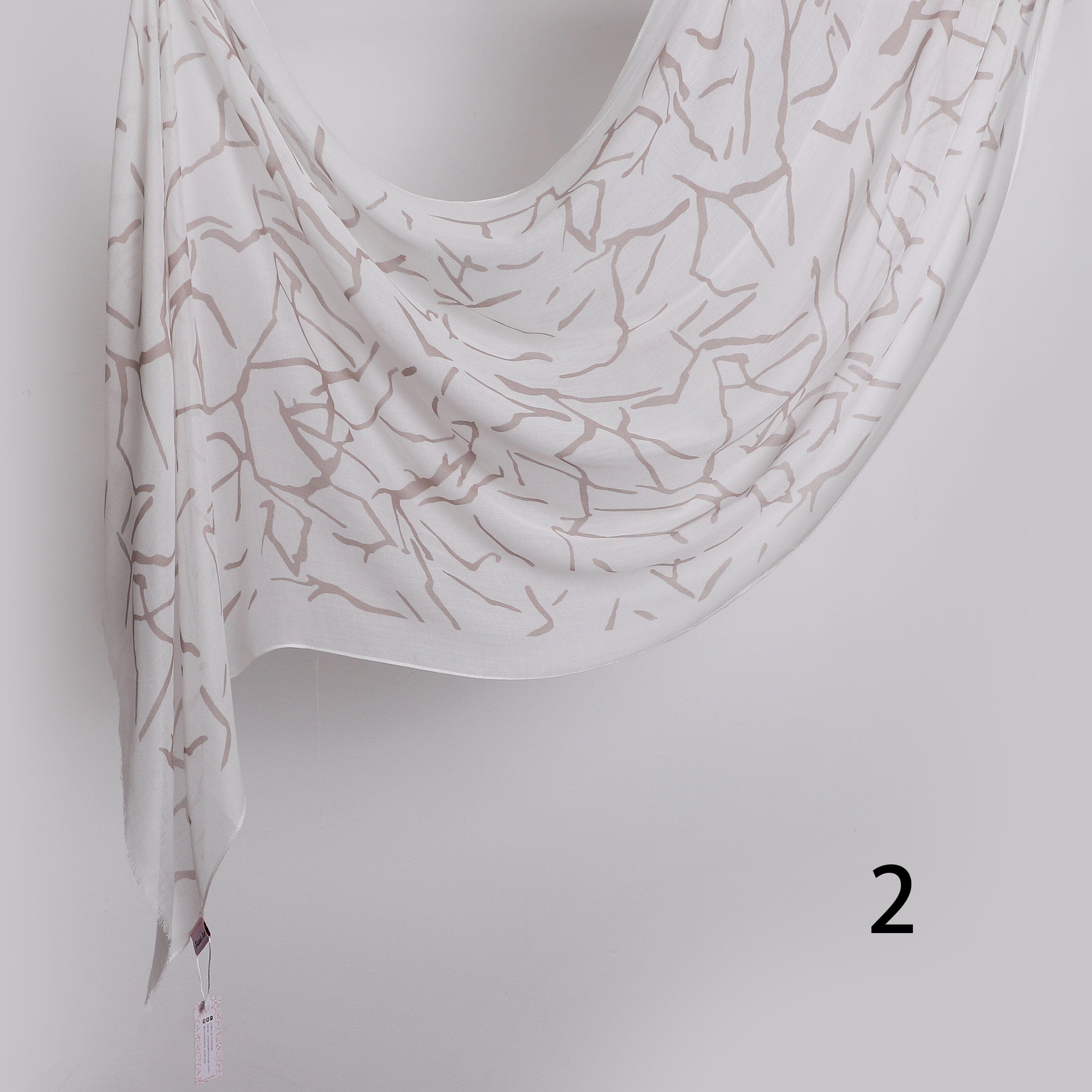 Graphite Linen Scarf