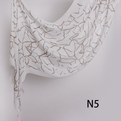Graphite Linen Scarf
