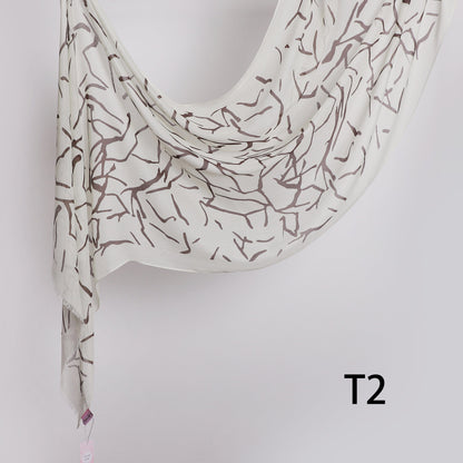 Graphite Linen Scarf