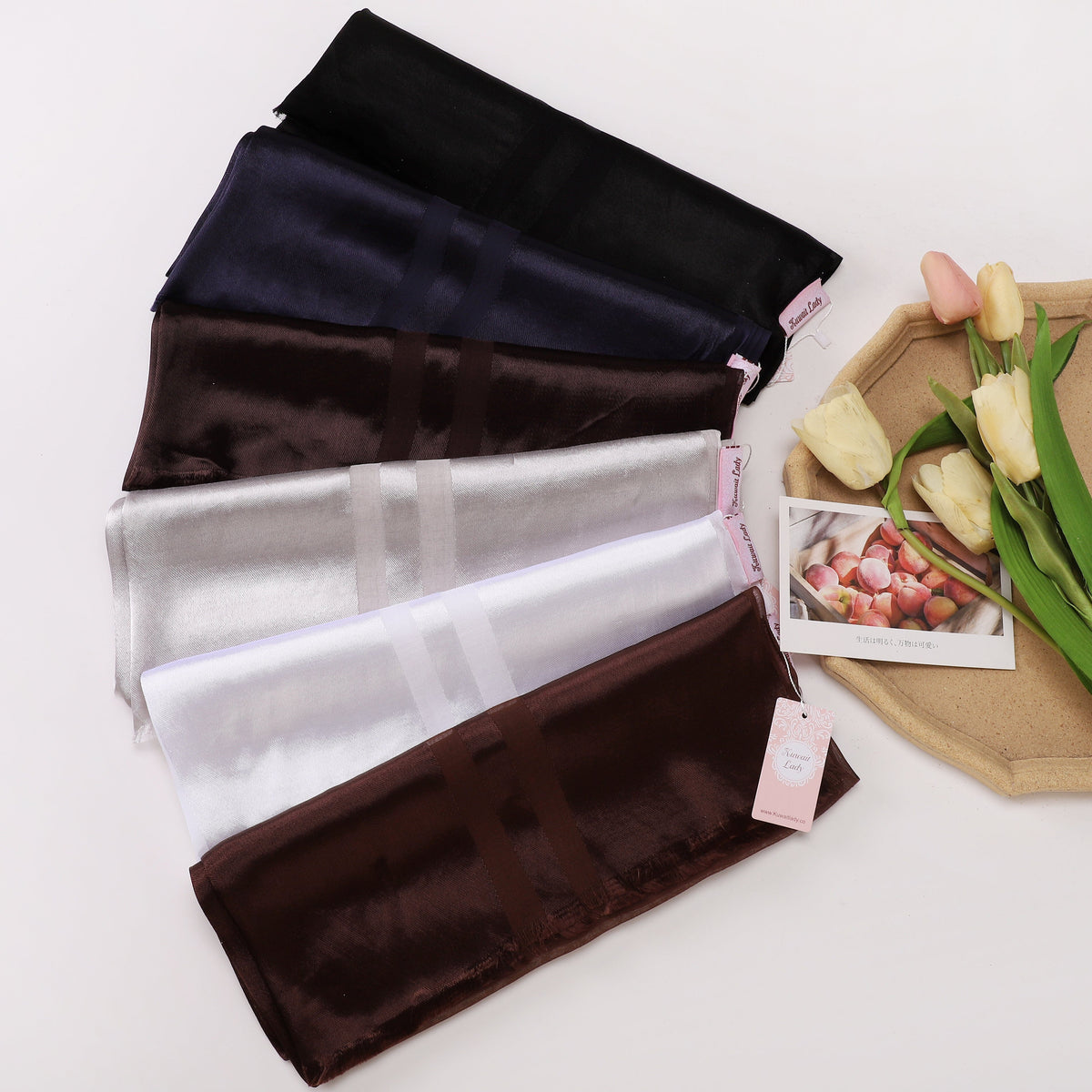 Half Linen, Half Satin Elegance