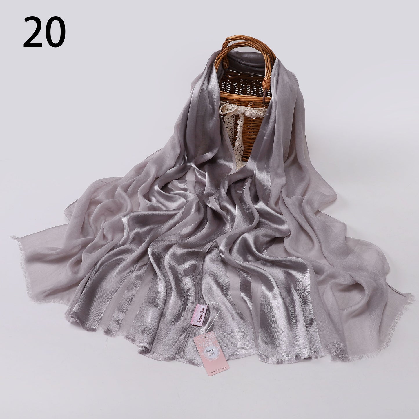 Half Linen, Half Satin Elegance