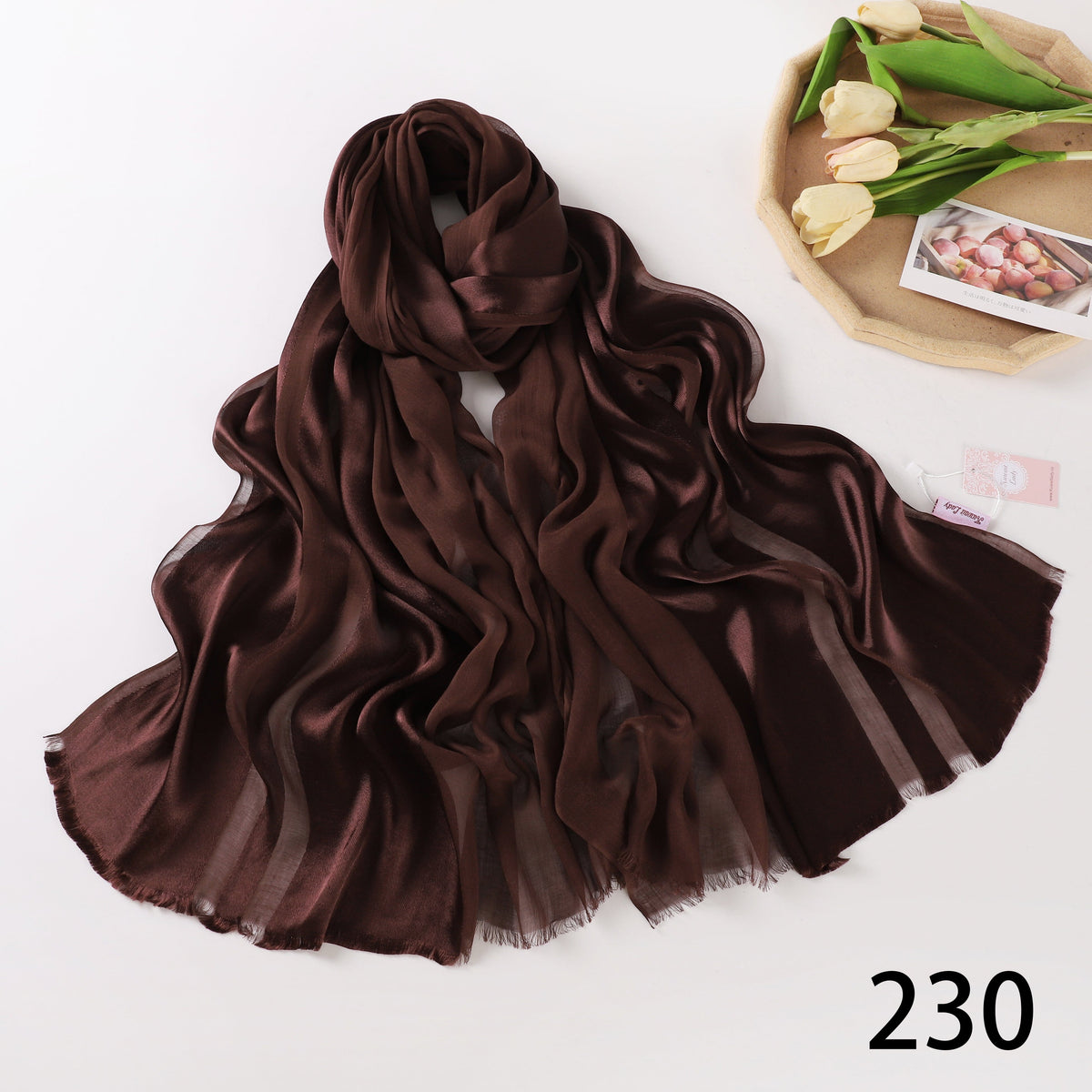 Half Linen, Half Satin Elegance