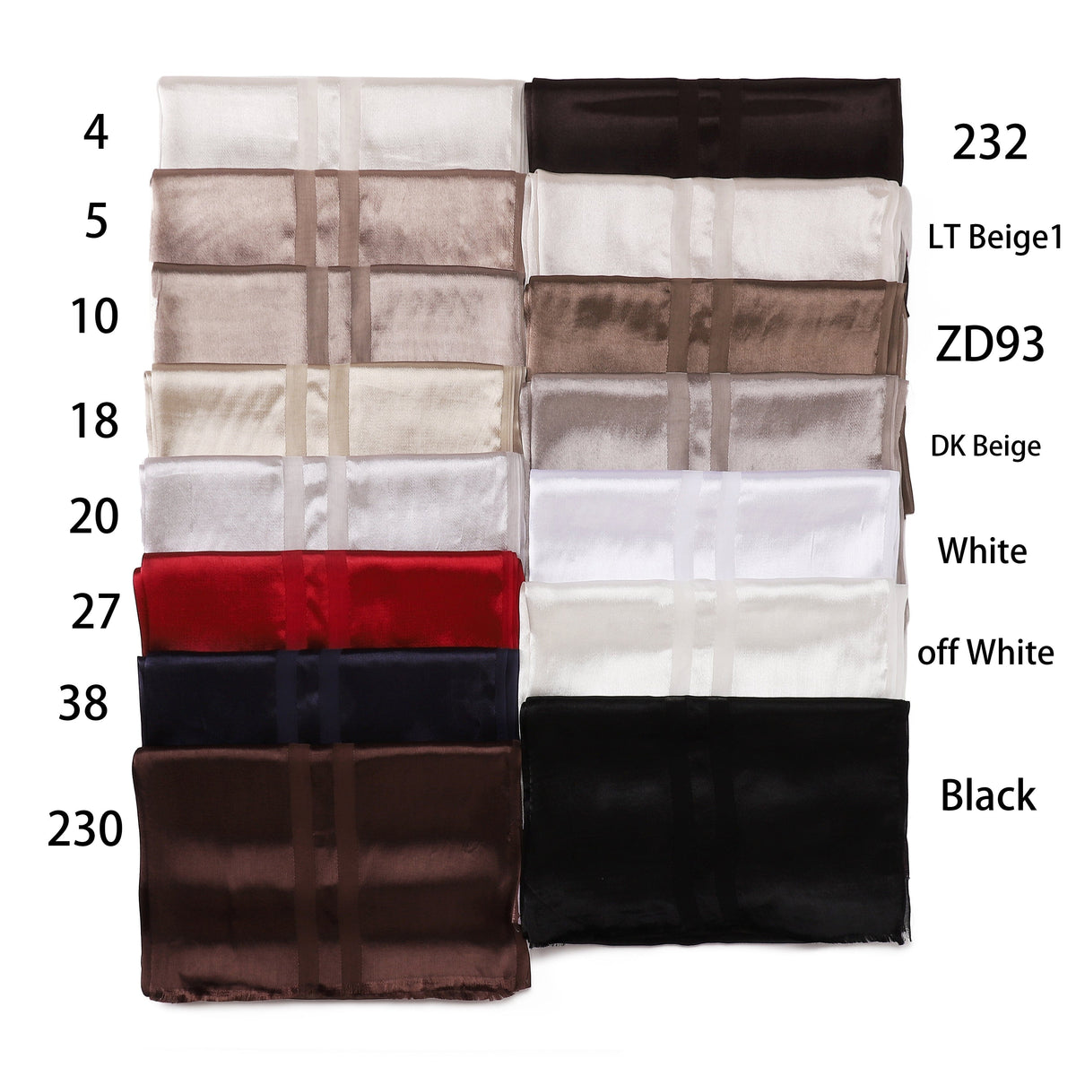 Half Linen, Half Satin Elegance