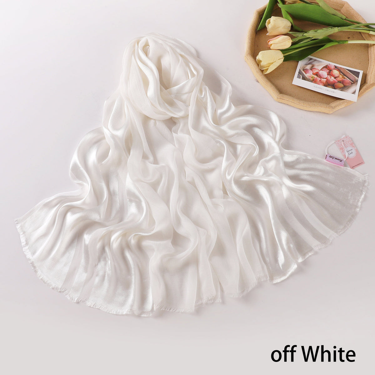 Half Linen, Half Satin Elegance