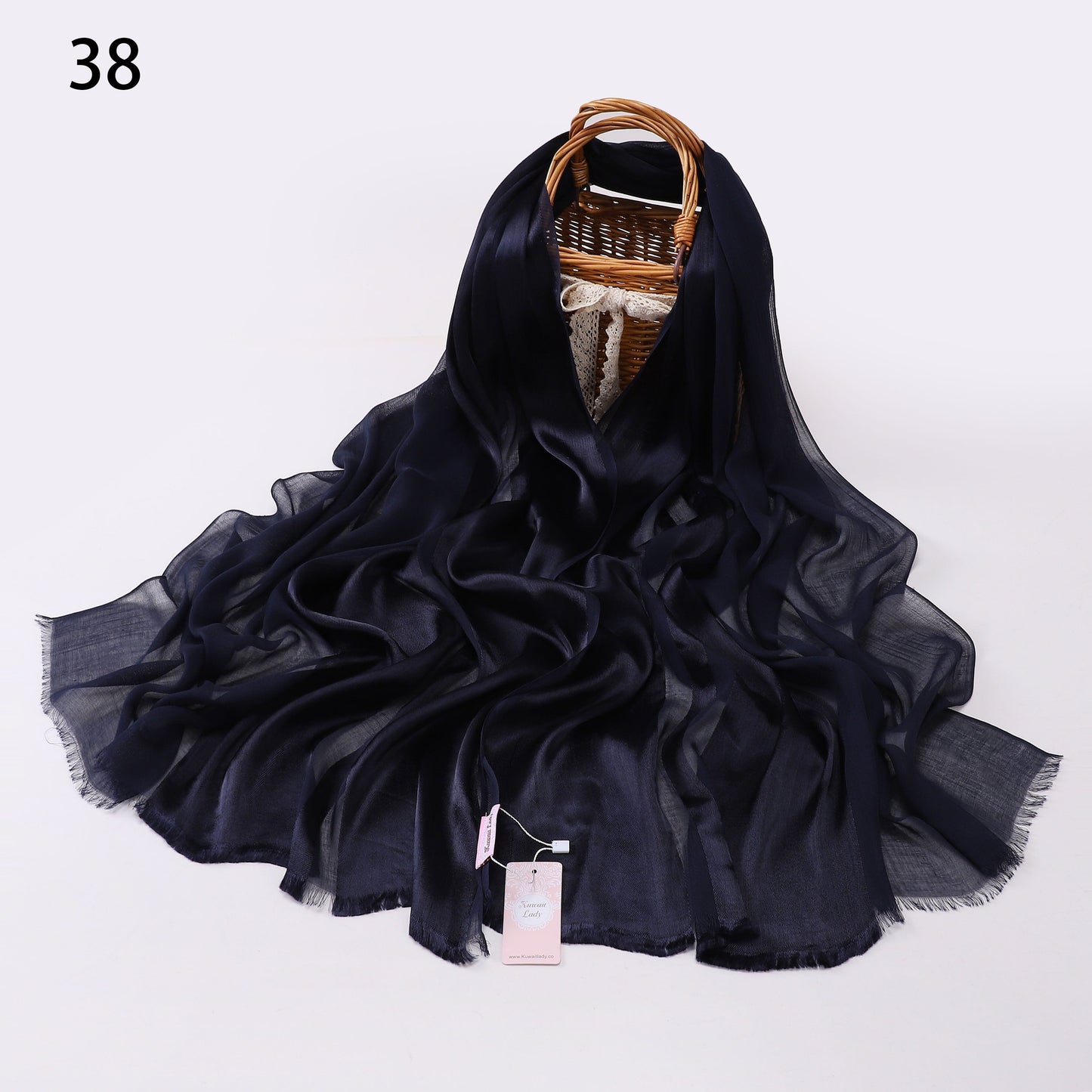 Half Linen, Half Satin Elegance