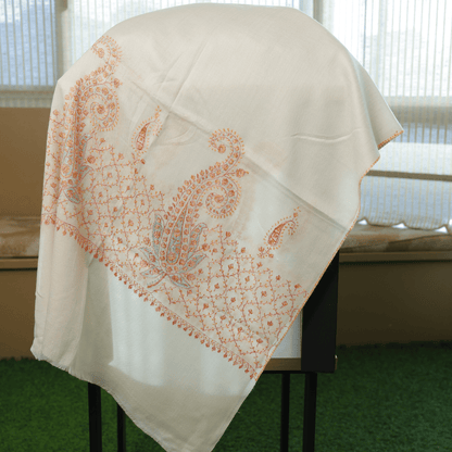 Handcrafted Paisley Border Shawl