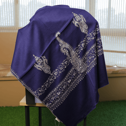 Handcrafted Paisley Border Shawl