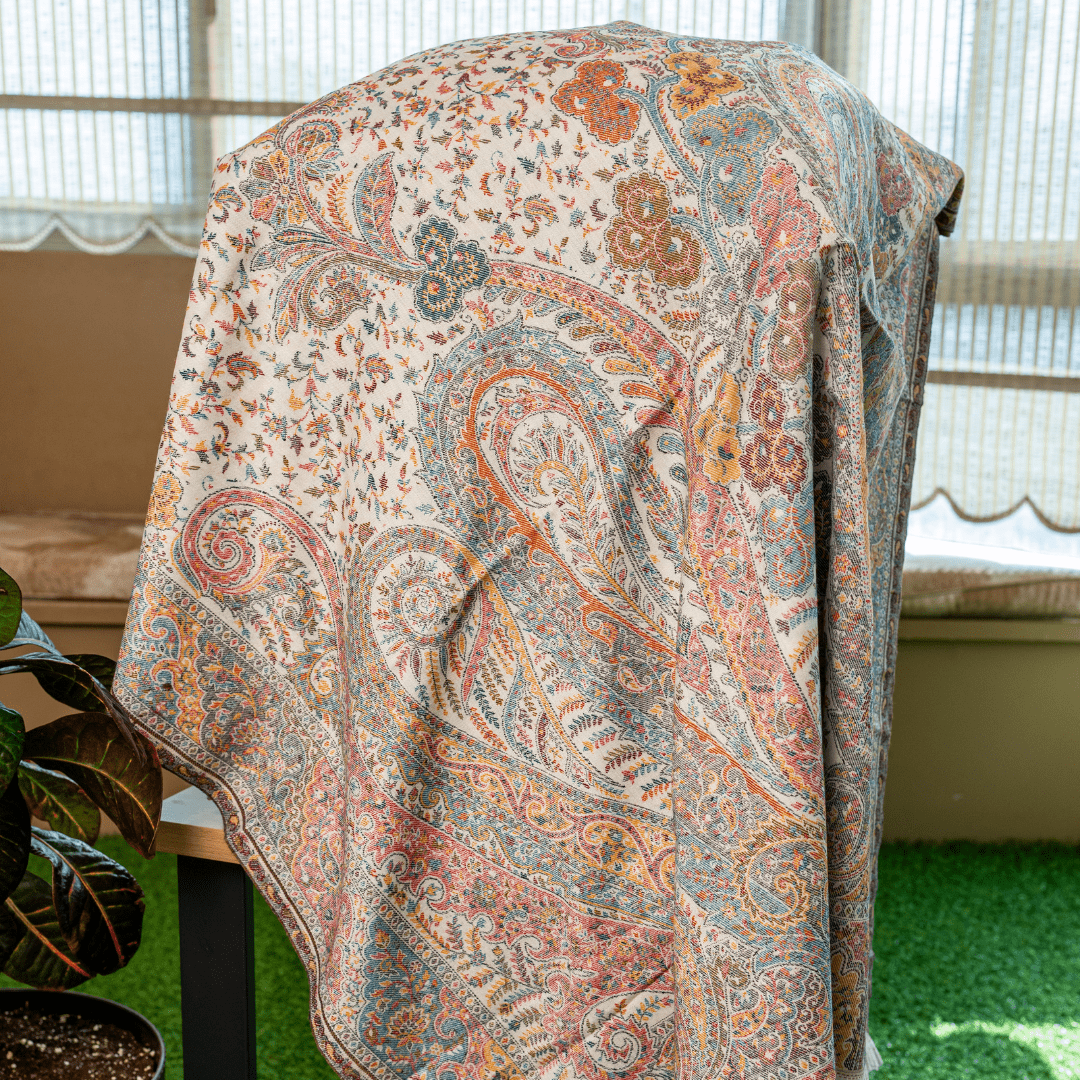 Heritage Paisley Weave Shawl