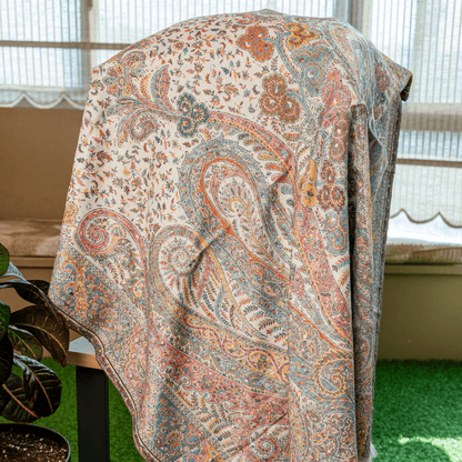 Heritage Paisley Weave Shawl