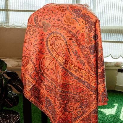Heritage Paisley Weave Shawl