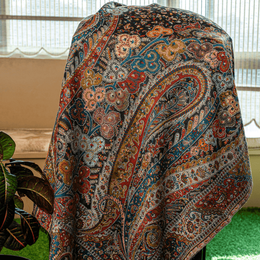 Heritage Paisley Weave Shawl