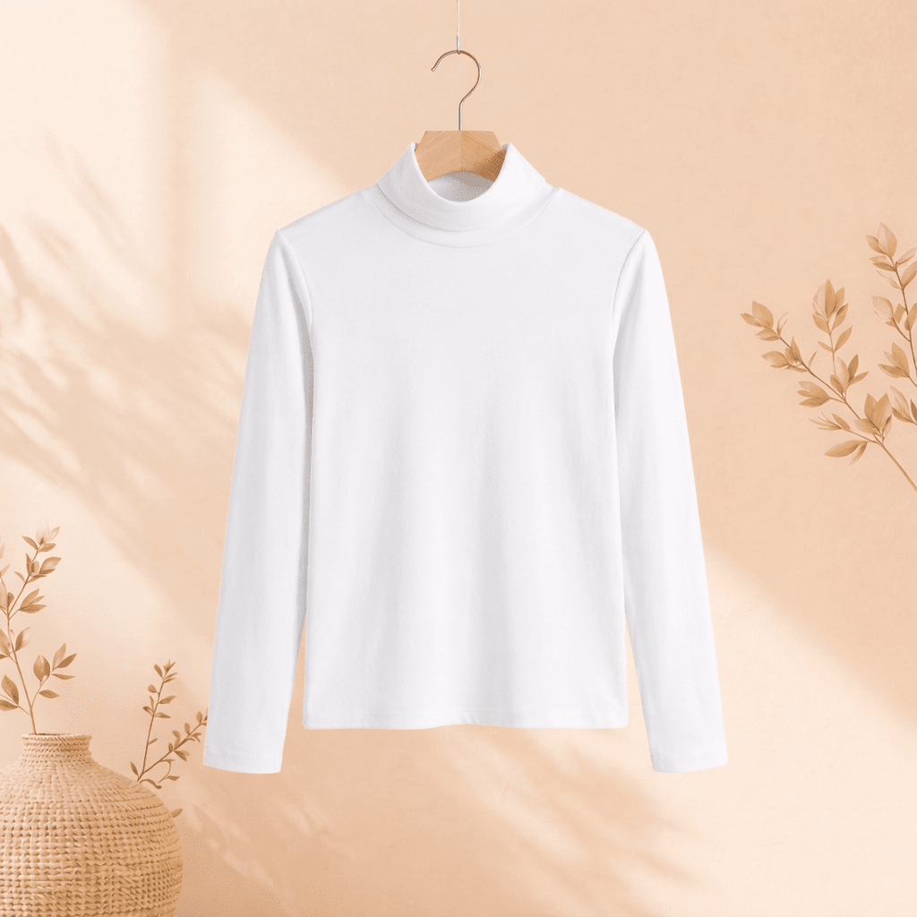 High Neck Full Sleeves Tshirt