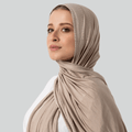 Jacquard Cotton Stretch Scarf