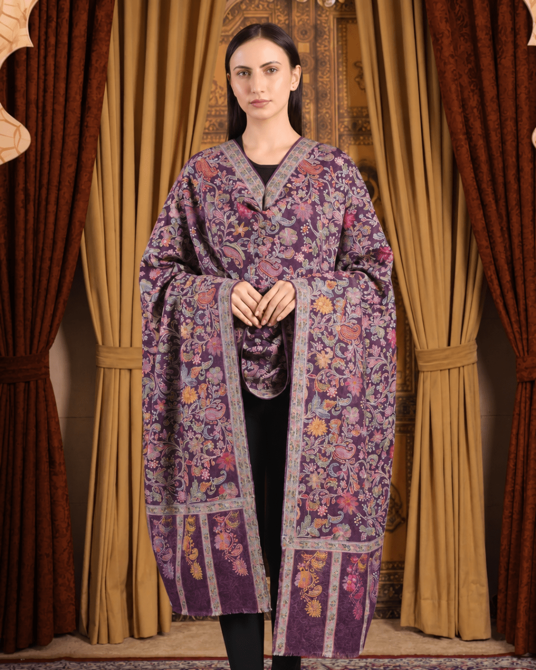 Kalamkari Pashmina Shawl