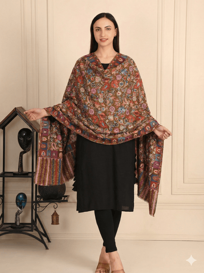 Kalamkari Pashmina Shawl