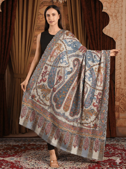Kalamkari Pashmina Shawl