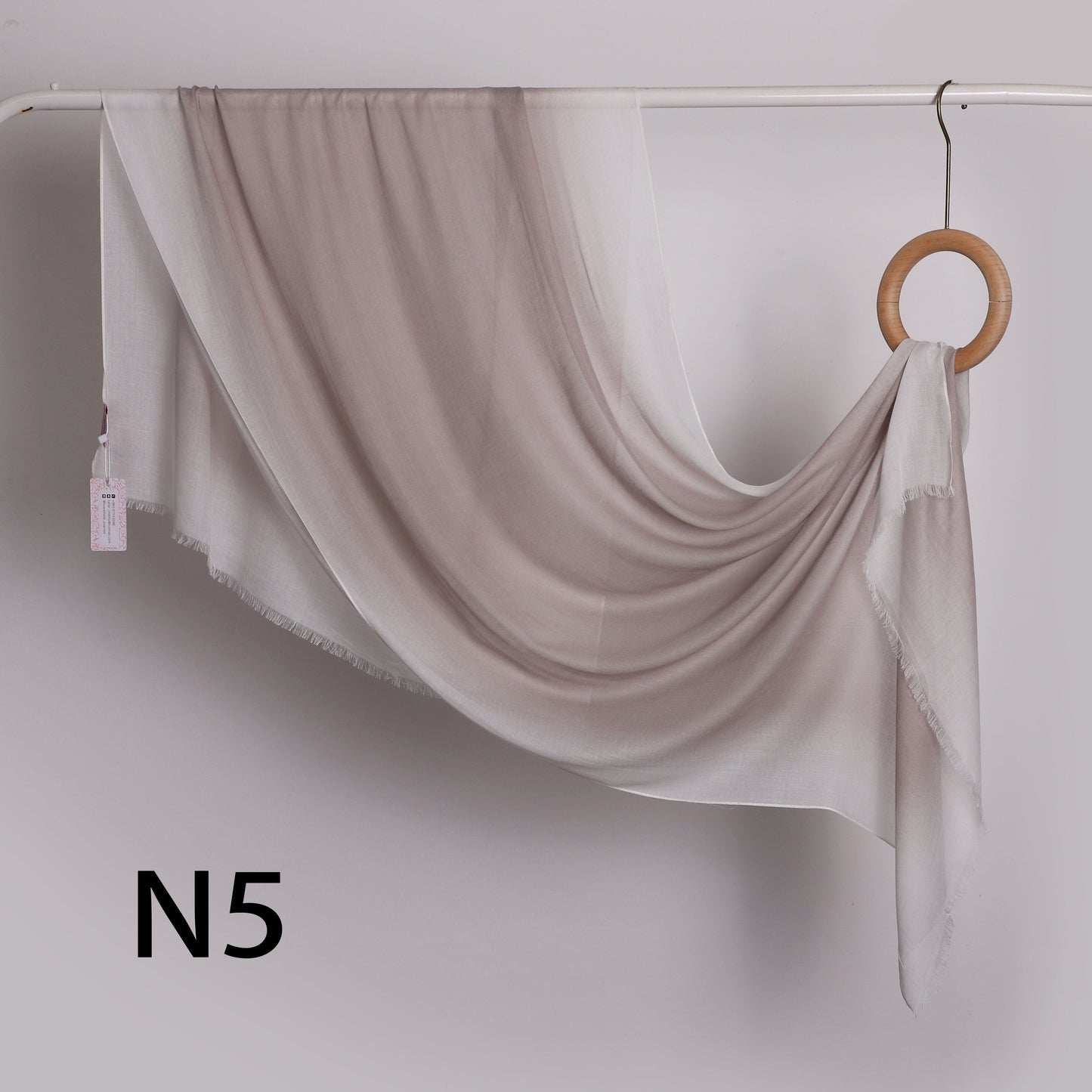 Linen Border Ombre Scarf