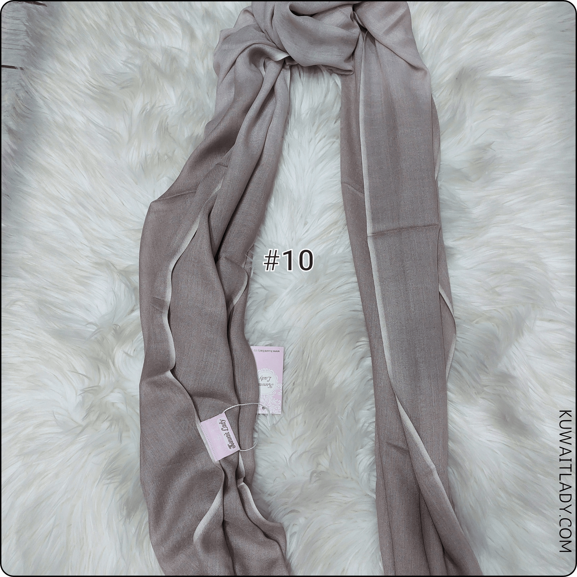 Linen Border Ombre Scarf