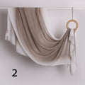 Linen Border Ombre Scarf