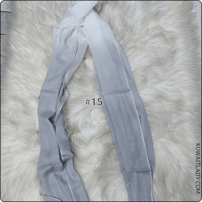 Linen Border Ombre Scarf