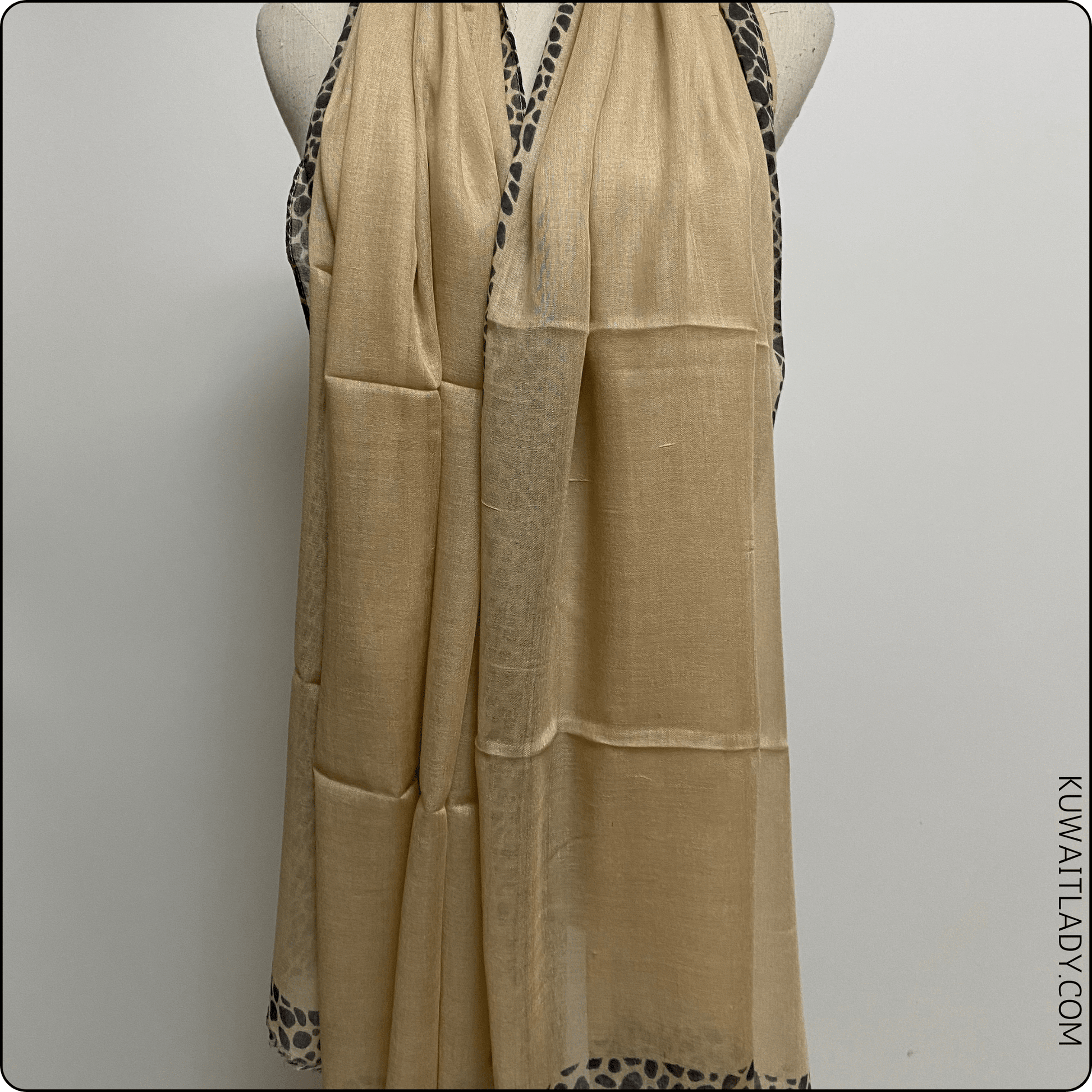 Linen Cheetah Wrap