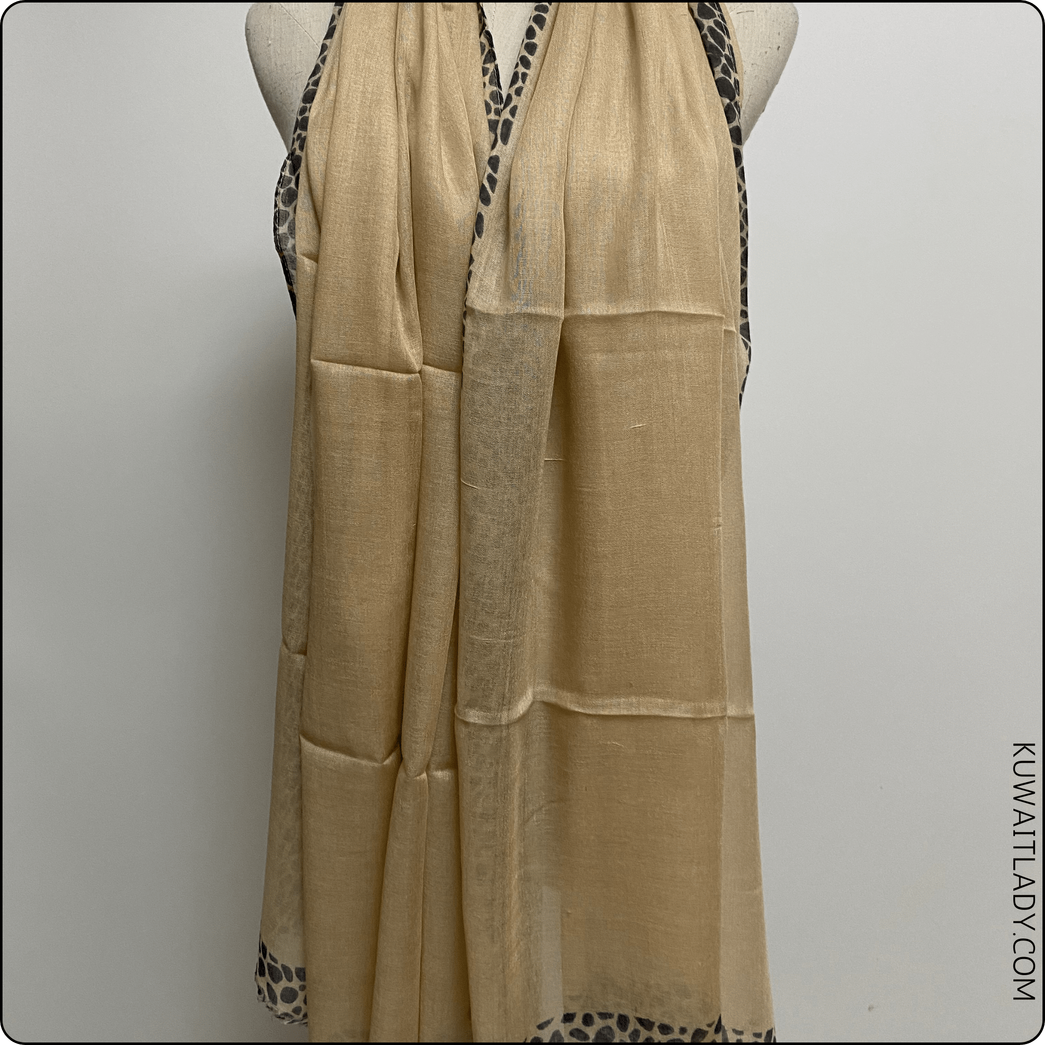 Linen Cheetah Wrap