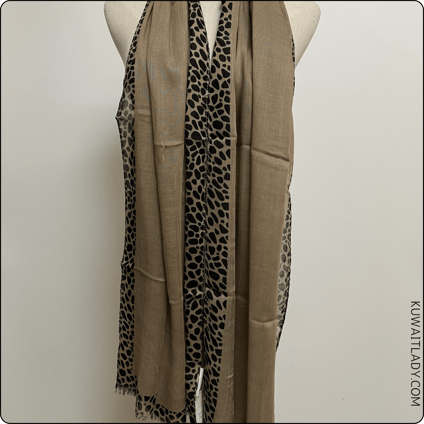 Linen Cheetah Wrap