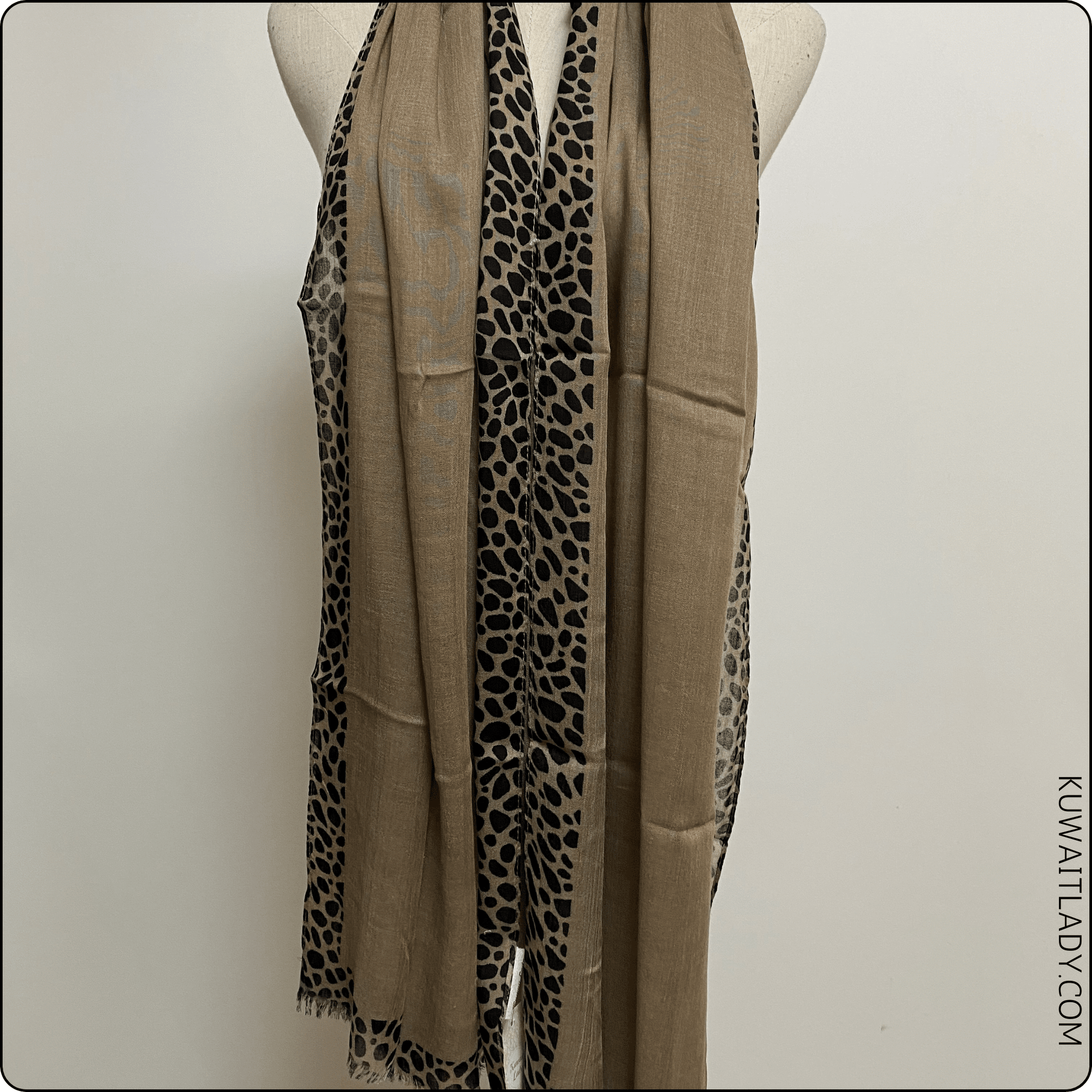Linen Cheetah Wrap