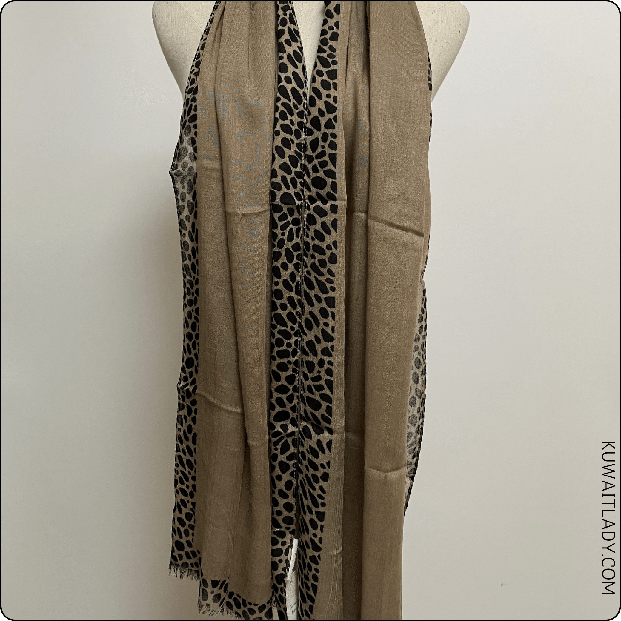 Linen Cheetah Wrap