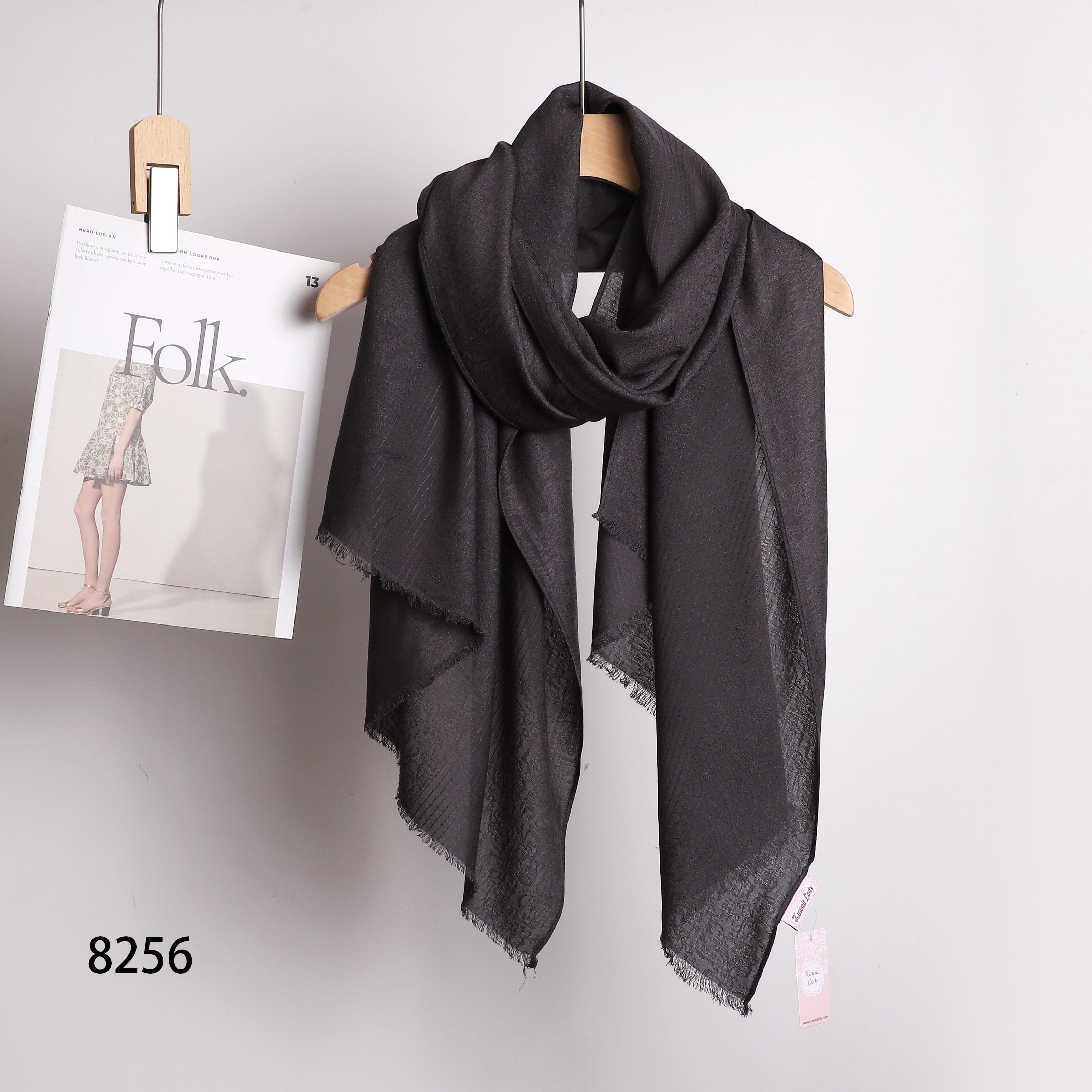 Linen Jacquard Stripes Scarf