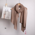 Linen Jacquard Stripes Scarf