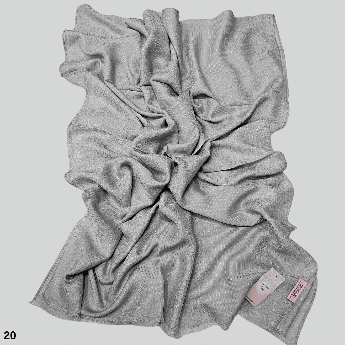 Linen Jacquard Stripes Scarf